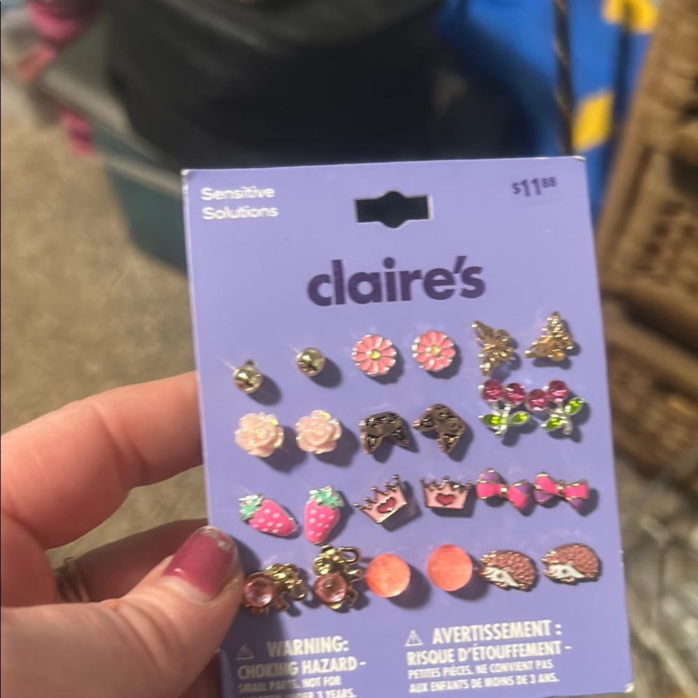 Claire's Multicolor Kids Earring Set